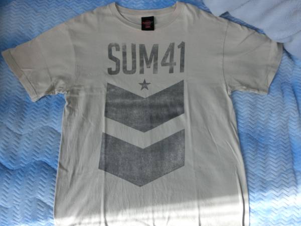 SUM41　Tシャツ　ベージュ　中古_1