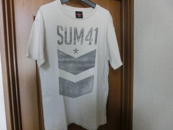 SUM41　Tシャツ　ベージュ　中古_3