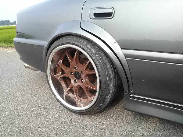 N-STYLE 汎用5cm4Dr・リアNスタオーバーフェンダーJZX90 (リア