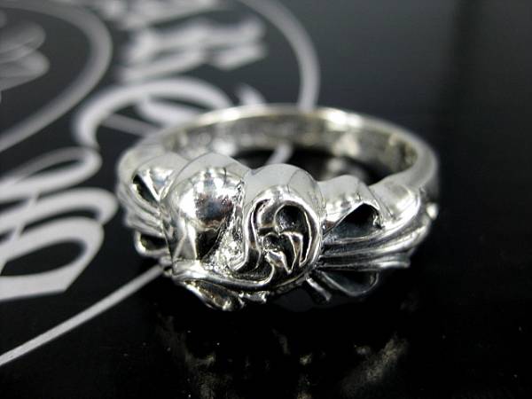 正規品クロムハーツ　フローラルハートリング２６号