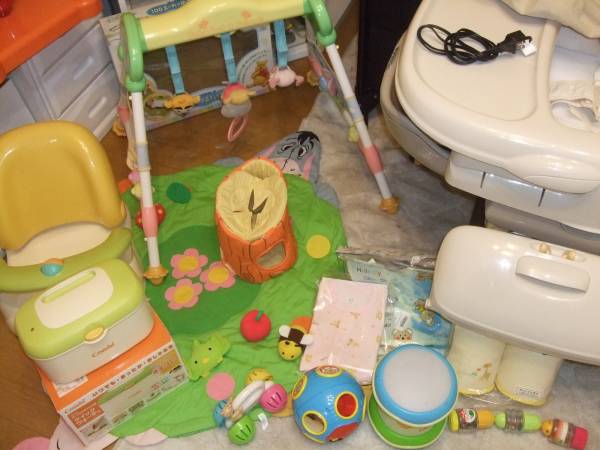 ◆豪華出産準備セット◆電動ラック/プレイヤード/ベビーカー/他