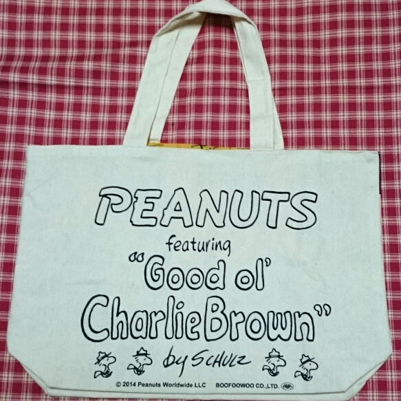 ☆スヌーピーBIGリバーシブルトート☆_2