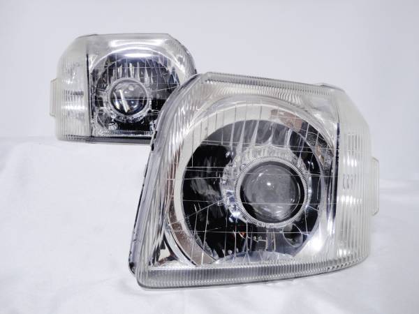 希少　ホンダ　バモス　イカリング&デビルアイ付プロジェクターライト 左右セット 希少 ホンダ バモス イカリング&デビルアイ付プロジェクターライト