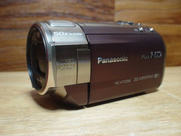 展示美品★Panasonic★微細セル高精細撮影HC-V720M★一年保証付