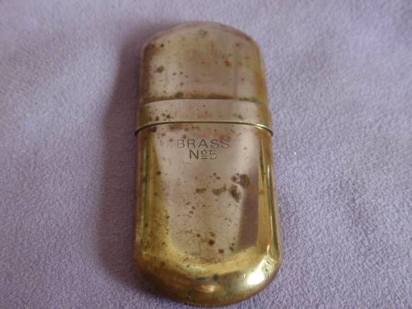 送料無料　BRASS製 オイルライター　SMOKE STONE　No，５