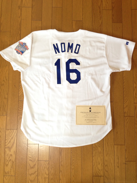 希少 野茂英雄 実使用 ユニホーム ホーム 98