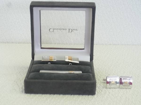 Christian Dior ディオール ニナリッチ タイピン カフス セット