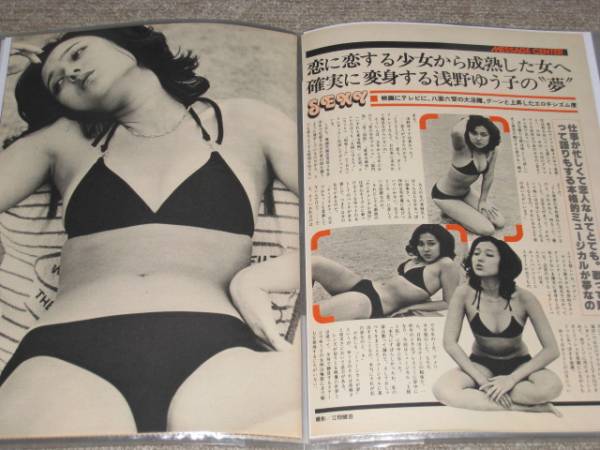 浅野ゆう子◇切り抜き◇特集あり◇ビキニ◇ポスター◇100P (タレント