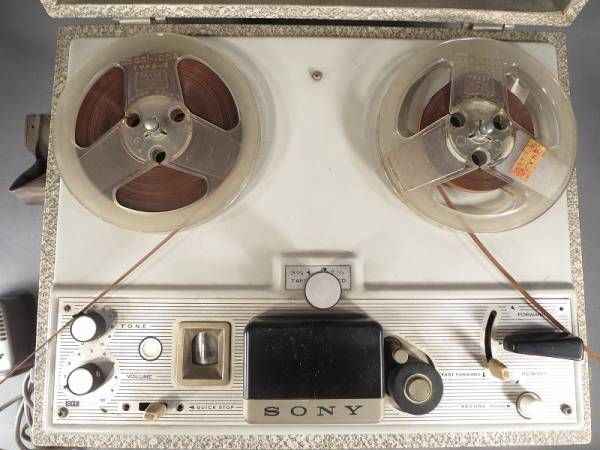 SONY  真空管オープンリールレコーダー 昭和40年代【SONY オープンリールテープレコーダー 261】作動品