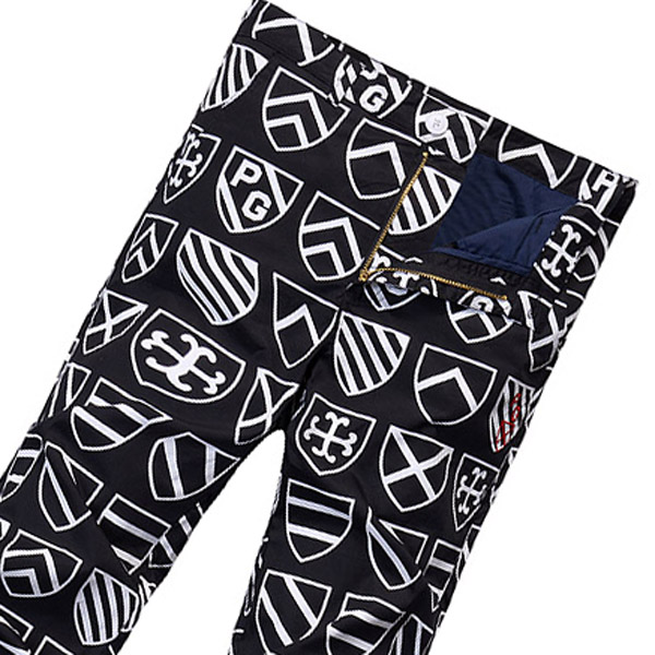 人気美品パーリーゲイツ　ゴルフ　メンズパンツ　黒946サイズ3