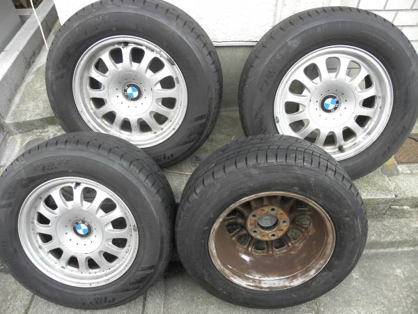 純正 BMW 225 R15 96Hインチ 4本タイヤ・ホイールセット