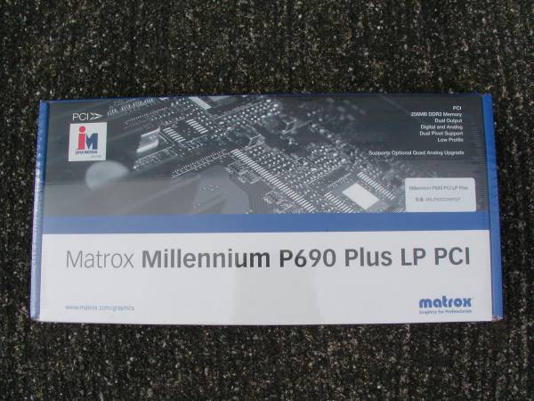 MATROX Millennium P690 Plus LP PCI 新品　未開封