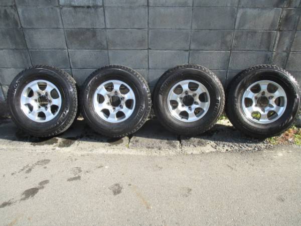 ☆デリカ　スペースギア　純正　215/80/15　スタッドレス　4本☆