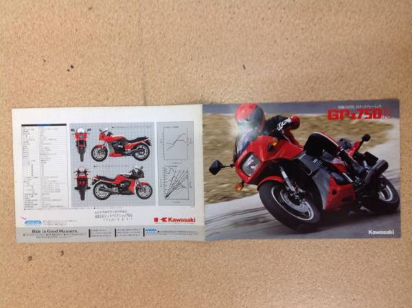 カワサキGPZ750R カタログ 赤黒_1