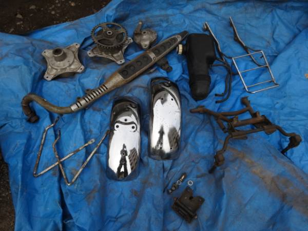 ダックス ST50 DAX 部品セット その6 フェンダー マフラー ハブ