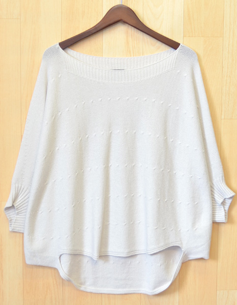 INDIVI*インディヴィ ドルマンニットセーター38★美品 TF123