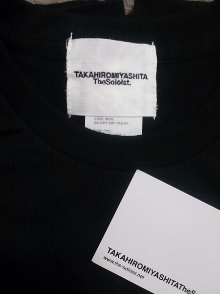即決！新品15ss ソロイスト tuning Tシャツ 黒 L 