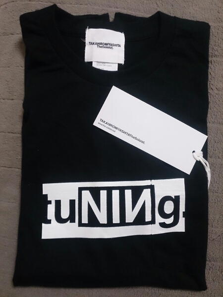 即決！新品15ss ソロイスト tuning Tシャツ 黒 L 