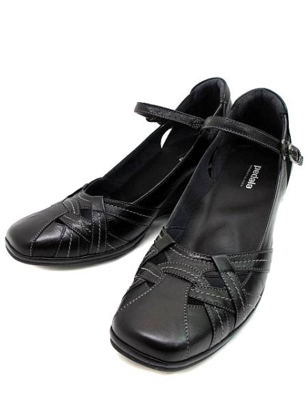 未使用 アシックス pedala ペダラ パンプス スニーカー 靴 黒 23