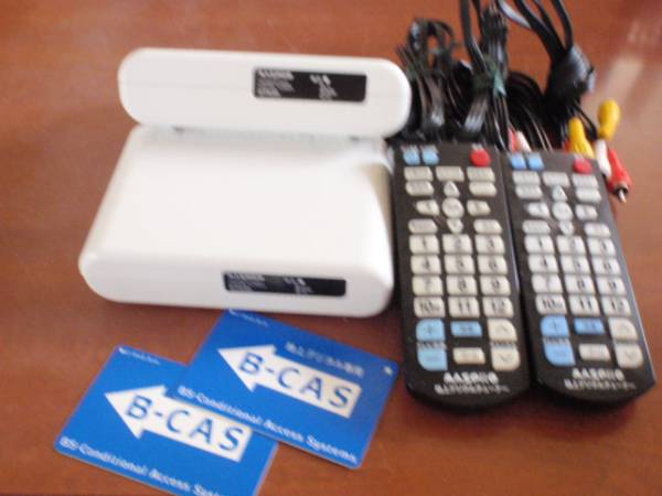 MA2セット●地デジチューナー 青 B-CASカード 付いてます