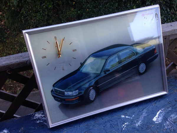 レア！初代セルシオ★掛け時計パネル