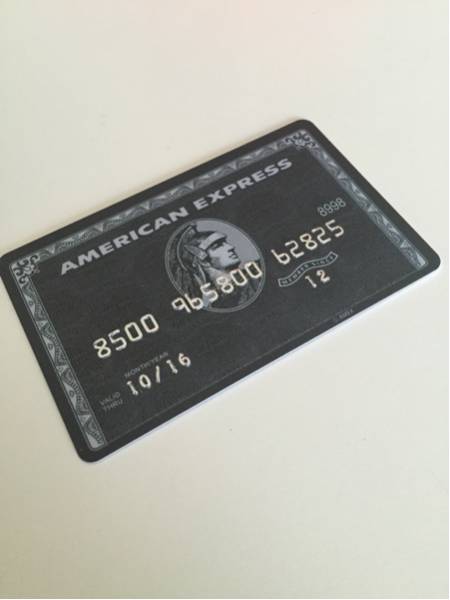 アメックス センチュリオンブラックカード ノベルティ