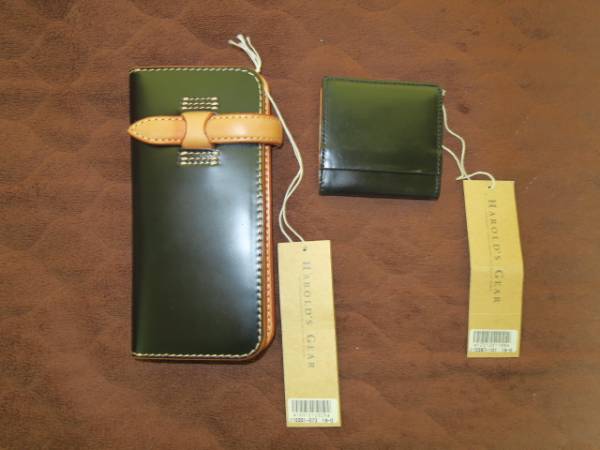 ハロルズギア　コードバンウオレット＆コインケース_1