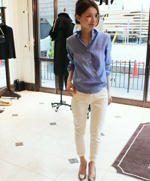 ★美品★ドゥーズィエムクラス　カシュクールシャツ