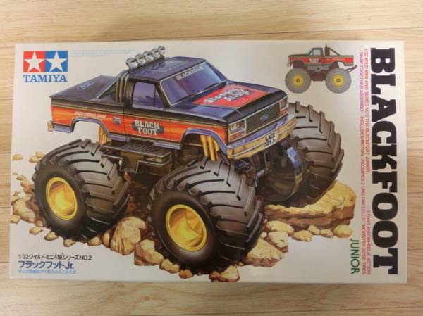 タミヤ ブラックフットJr. ワイルドミニ四駆 No.2 未組立 新品・未使用 ☆タミヤ☆ ワイルドミニ四駆 ブラックフットJr. 【公式通販】