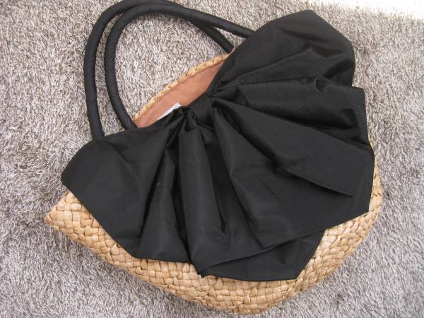 新品☆LUDLOWラドロー☆去年リボンかごバッグ☆滝沢眞規子very  