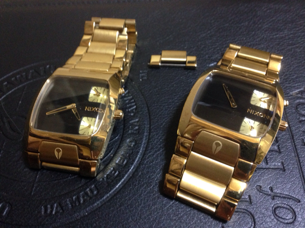 NIXON BANKER ニクソン バンカー ゴールドカラー 予備付き_1