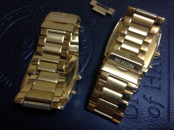 NIXON BANKER ニクソン バンカー ゴールドカラー 予備付き_2