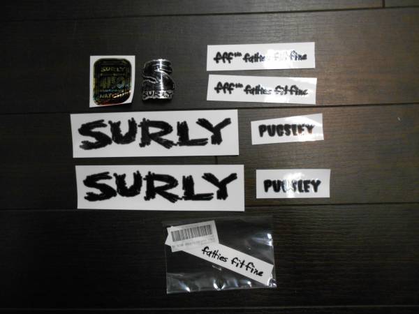 SURLYサーリー　パグスレイOPSのステッカー一式