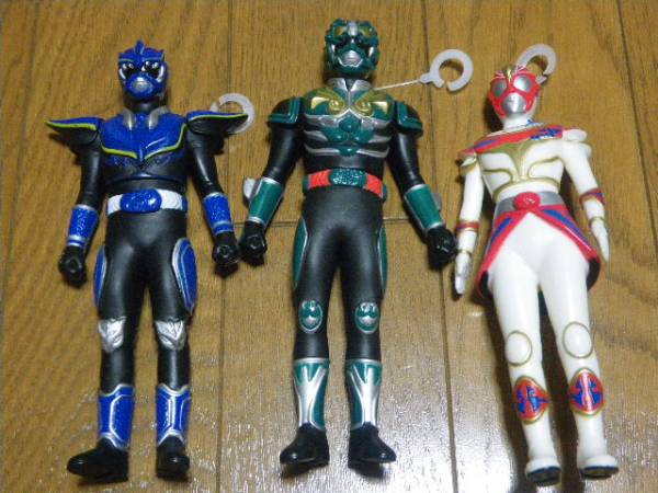 琉神マブヤー龍神ガナシー凰神カナミーソフビフィギュア3体特撮(特撮