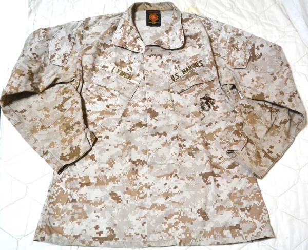USMC 米海兵隊 MARPAT デザート迷彩 ジャケット 防虫仕様 M/R A