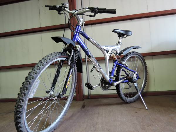 札幌☆フルサス MTB SPALDING ALX-440 アルミ7005 中古 売切り(Mサイズ