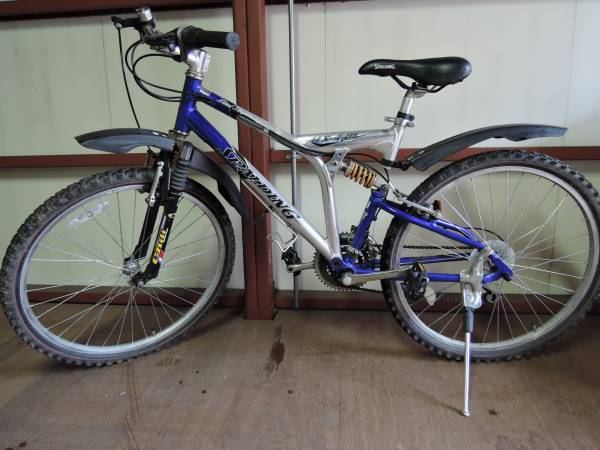 札幌☆フルサス MTB SPALDING ALX-440 アルミ7005 中古 売切り(Mサイズ