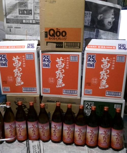 ♪♪茜霧島　９００mml　１２本セット♪♪①