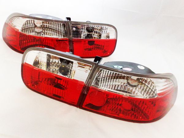 新品 EGシビック 紅白クリスタルテールライトクーペタイプ EG シビック