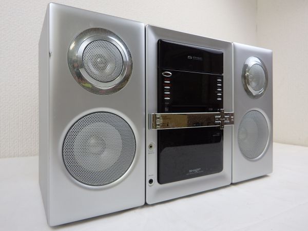 AV-237 SHARP シャープ SD-GX2-S MD/CD/TAPE コンポ 1ビット