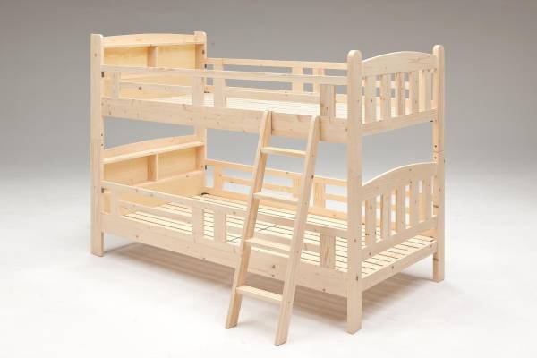 【送料無料】アウトレット品シンプル2段ベッド！