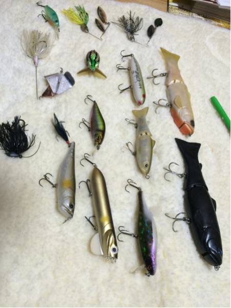 バスフィッシング ルアー 複数 画像判断_1