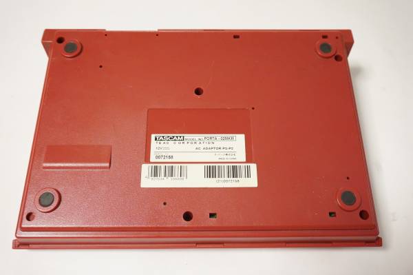 カセットMTR TASCAM PORTA 02 mk2 RED(マルチトラックレコーダー