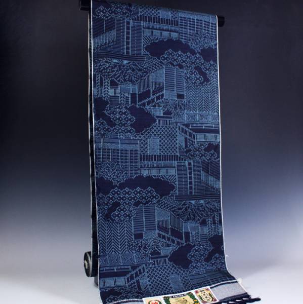 031016特製別織！【本場手織紬】最高級真綿紬着尺