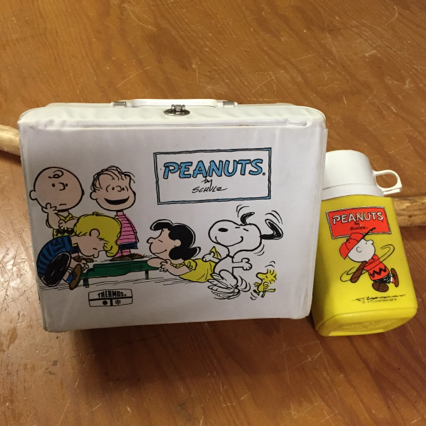 □当時物□SNOOPY&PEANUTS □昔のランチ・ボックス&水筒セット
