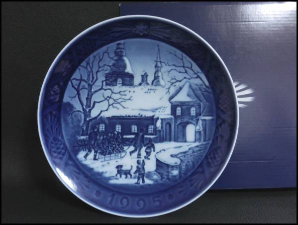 未使用 １９９５ ロイヤルコペンハーゲン イヤープレート