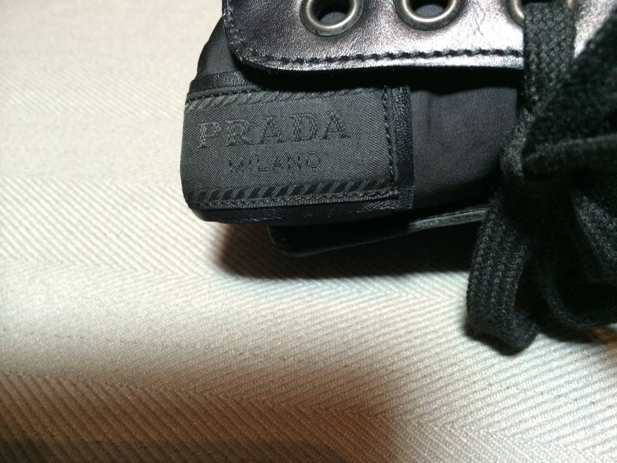 PRADA プラダ バイカラー レザーシューズ PRADA(プラダ) ⁄ ラバーコーティングバイカラーレザーシューズ