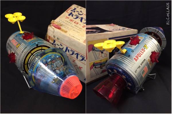 ☆野村トーイ/アポロ-Z.ムーントラベラー/電動ブリキ・完動美品 