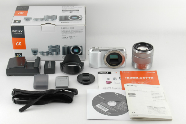 〓美品〓ソニーSONY α NEX-C3 18-55mmレンズセット #256