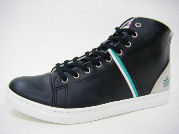 アドミラル ミッドスニーカー ヒースローII 1313 黒/緑 26cm